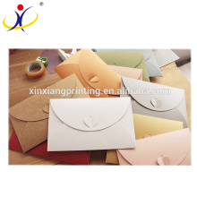 Popular Customized Colorful Specialty Paper Envelope Set with Letter